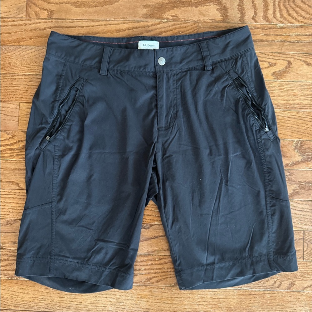 L.L. Bean Women’s Black 9” Hiking Shorts